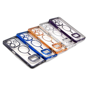 Oppo A3x A+ Quality Back Cover Soft Multi Chrome Border Camera Protection Cover For Oppo A3x