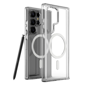 Samsung S24 Ultra A+ Quality Back Cover Magnatic Magsafe Transparent Case For Samsung S24 Ultra
