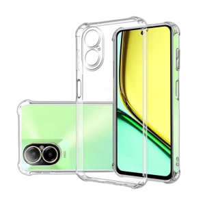 Realme C67 Back Cover Transparent Extra Bumper Anti Shock Soft Crystal Clear Case For Realme C67