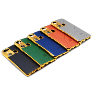 Infinix Hot 20i Back Cover Multicolour Leather Case For Hot 20i