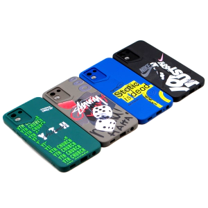 Samsung A03 Back Cover Multicolour Soft Matte Camera Protection Case For Galaxy A03