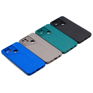 Oppo A15 Back Cover Multicolour Soft Matte Camera Protection Case For Oppo A15