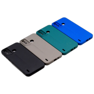 Infinix Smart 4 Back Cover Multicolour Soft Matte Camera Protection Case For Smart 4