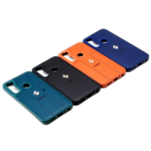 Xiaomi Redmi Note 8 Back Cover Multicolour Soft Ferrari Logo Style Leather Case For Xiaomi Redmi Note 8