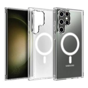 Samsung S23 Ultra Transparent Magsafe Back Cover For Samsung S23 Ultra