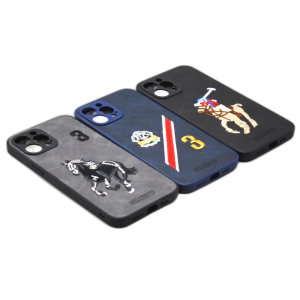 Apple iPhone 12 pro max Back Cover POLO Design Leather Type Soft Back Cover For Apple iPhone 12 pro max