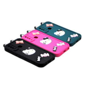 Vivo Y15 Back Cover Fancy Kitty Case Sweet Style Cover For Vivo Y15