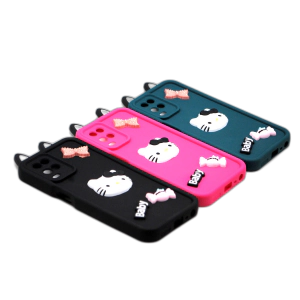 Oppo A54 4G Back Cover Fancy Kitty Case Sweet Style Cover For Oppo A54 4G