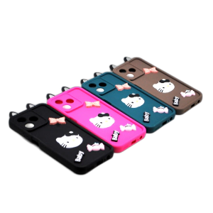 Realme C51 Back Cover Fancy Kitty Case Sweet Style Cover For Realme C51