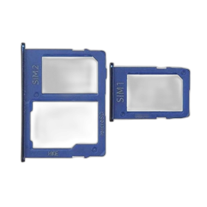 Samsung Galaxy J6 Plus SIM Tray Sim Jacket Sim Slot Sim Door For Samsung J6 Plus - Blue