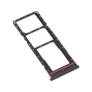 Tecno Camon 18T SIM Tray Sim Jacket Sim Slot Sim Door For Camon 18T - Black