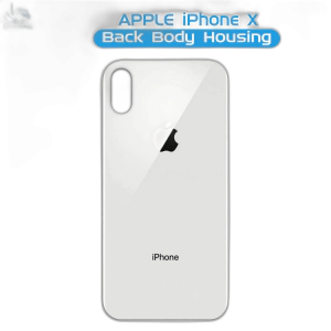 Apple iPhone X Rear Back Body Casing Housing Replacement Battery Back Door For Apple iPhone X - Silver
