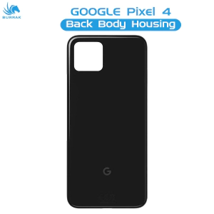 Google Pixel 4 Rear Back Body Casing Housing Replacement Battery Back Door For Pixel 4 - Black