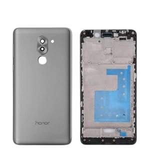 Honor 6x Housing Middle Frame With Side Button and Camera Lens Complete Body Casing Replacement For 6x - Grey