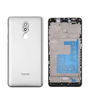 Honor 6x Housing Middle Frame With Side Button and Camera Lens Complete Body Casing Replacement For 6x - Silver