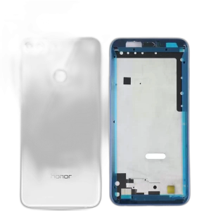 Honor 9 Lite Housing Middle Frame With Side Button and Camera Lens Complete Body Casing Replacement For 9 Lite - White