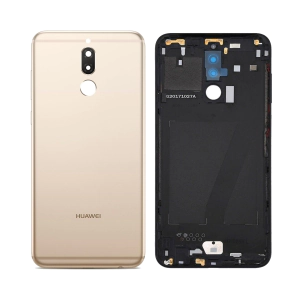 Huawei Mate 10 Lite Housing Middle Frame With Side Button and Replacement Battery Back Door For Mate 10 Lite - Golden