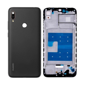 Huawei Y6 Prime 2019 Rear Complete Body Casing Housing Replacement For Y6 Prime 2019 - Black