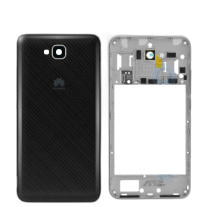 Huawei Y6 Pro 2015 Housing Middle Frame With Side Button and Camera Lens Complete Body Casing Replacement For Y6 Pro 2015 - Golden