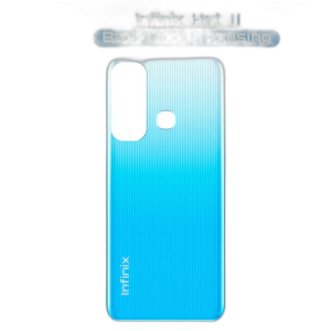 infinix Hot 11 Rear Back Body Casing Housing Replacement Battery Back Door For infinix Hot 11 - Blue