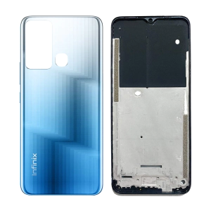 Infinix Hot 12i Rear Complete Body Casing Housing Replacement For Hot 12i - Blue