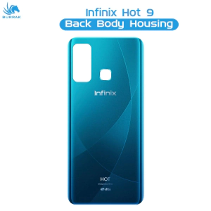 infinix Hot 9 Rear Back Body Casing Housing Replacement Battery Back Door For infinix Hot 9 - Blue