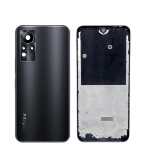 Infinix Note 11 Housing Middle Frame With Side Button and Camera Lens Complete Body Casing Replacement For Note 11 - Black