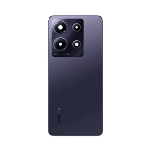 Infinix Note 30 Housing Middle Frame With Side Button and Replacement Battery Back Door For Note 30 - Black