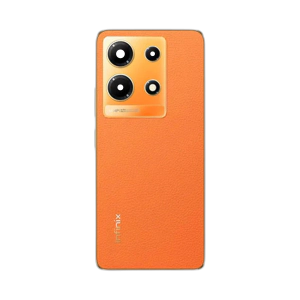 Infinix Note 30 Housing Middle Frame With Side Button and Replacement Battery Back Door For Note 30 - Orange