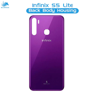 Infinix S5 Lite Rear Back Body Casing Housing Replacement Battery Back Door For S5 Lite - Purple