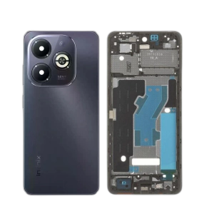 Infinix Smart 8 Plus Rear Complete Body Casing Housing Replacement For Smart 8 Plus - Black