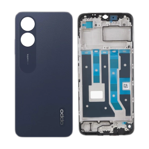 Oppo A17 Rear Complete Body Casing Housing Replacement For Oppo A17 - Black