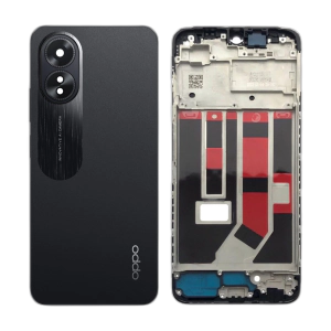 Oppo A18 Rear Complete Body Casing Housing Replacement For A18 - Black