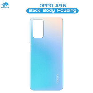 Oppo A96 Rear Back Body Casing Housing Replacement Battery Back Door For Oppo A96 - Blue