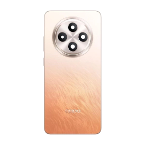 Oppo Reno 12F Housing Middle Frame With Side Button and Replacement Battery Back Door For Reno 12F - Orange