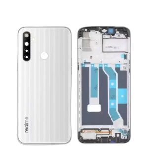 Realme 6i Rear Complete Body Casing Housing Replacement For Realme 6i - White