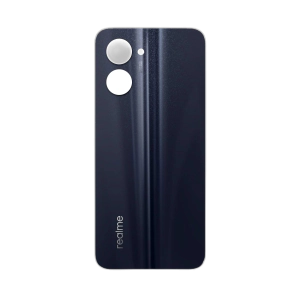 Realme C33 Rear Back Body Casing Housing Replacement Battery Back Door For C33 - Black