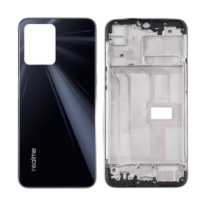 Realme C35 Rear Complete Body Casing Housing Replacement For Realme C35 - Black