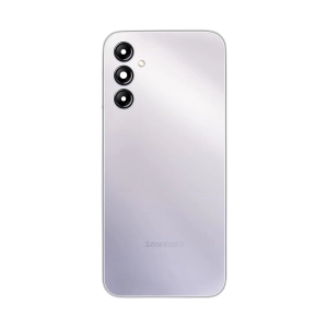 Samsung A14 5G Housing Middle Frame With Side Button and Replacement Battery Back Door For Galaxy A14 5G - Silver
