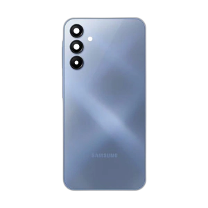 Samsung A15 Housing Middle Frame With Side Button and Replacement Battery Back Door For Galaxy A15 - Blue