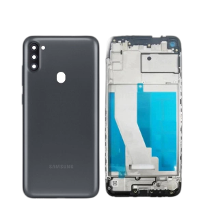 Samsung Galaxy A11 Rear Complete Body Casing Housing Replacement For Samsung Galaxy A11 - Black