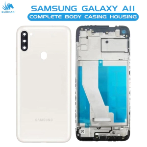 Samsung Galaxy A11 Rear Complete Body Casing Housing Replacement For Samsung Galaxy A11 - White