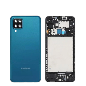 Samsung Galaxy A12 Rear Complete Body Casing Housing Replacement For Samsung Galaxy A12 - Blue