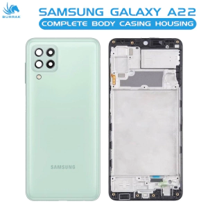 Samsung Galaxy A22 Rear Complete Body Casing Housing Replacement For Samsung Galaxy A22 - Green