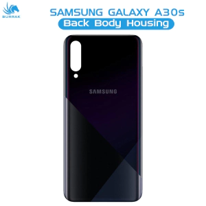 Samsung Galaxy A30s Rear Back Body Casing Housing Replacement Battery Back Door For Samsung A30s - Black