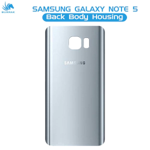 Samsung Galaxy Note 5 Rear Back Body Casing Housing Replacement Battery Back Door For Samsung Note 5 - Silver