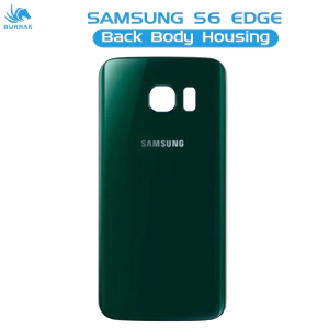 Samsung Galaxy S6 Edge Rear Back Body Casing Housing Replacement Battery Back Door For S6 Edge - Green