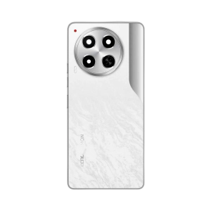 Tecno Camon 30 Housing Middle Frame With Side Button and Replacement Battery Back Door For Camon 30 - White
