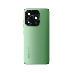 Tecno Spark 10C Housing Middle Frame With Side Button and Replacement Battery Back Door For Spark 10C - Green