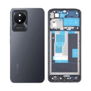 Vivo Y02T Rear Complete Body Casing Housing Replacement For Y02T - Black